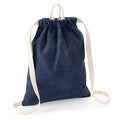 Bleu denim - Front - Bagbase - Sac à cordon