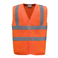 Orange - Front - Yoko - Gilet FLAME-RETARDANT - Homme