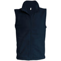 Bleu marine - Front - Kariban Luca - Gilet polaire - Homme