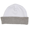 Blanc - Gris chiné - Front - Babybugz - Bonnet - Bébé