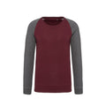 Bordeaux - Gris chiné - Front - Kariban - Sweat - Homme