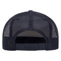 Blanc - Bleu marine - Back - Yupoong - Casquette trucker