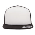 Blanc - Noir - Front - Yupoong - Casquette trucker