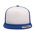 Blanc - Bleu roi - Front - Yupoong - Casquette trucker