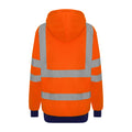 Orange - bleu marine - Back - PRO RTX - Sweat à capuche - Adulte