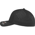 Noir - Side - Yupoong - Casquette FLEXFIT