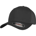 Noir - Front - Yupoong - Casquette FLEXFIT