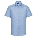 Bleu Oxford - Front - Russell Collection - Chemise OXFORD - Homme