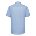 Bleu Oxford - Back - Russell Collection - Chemise OXFORD - Homme