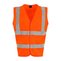 Orange haute visibilité - Front - PRO RTX - Gilet haute visibilité - Adulte