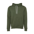 Vert militaire - Front - Bella + Canvas - Sweat à capuche - Adulte