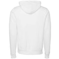 Blanc - Back - Bella + Canvas - Sweat à capuche - Adulte