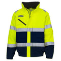 Jaune - bleu marine - Front - Yoko - Veste FONTAINE - Homme