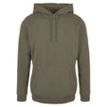 Olive - Front - Build Your Brand - Sweat à capuche BASIC - Homme