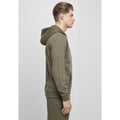 Olive - Pack Shot - Build Your Brand - Sweat à capuche BASIC - Homme