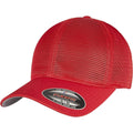 Rouge - Front - Flexfit - Casquette OMNIMESH - Adulte