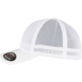 Blanc - Side - Flexfit - Casquette OMNIMESH - Adulte