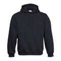 Noir - Front - B&C - Sweat à capuche - Homme