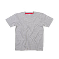 Gris chiné - Rouge - Front - Babybugz - T-shirt - Enfant