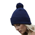 Bleu marine - Back - Beechfield - Bonnet SNOWSTAR - Adulte