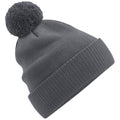 Gris foncé - Front - Beechfield - Bonnet SNOWSTAR - Adulte