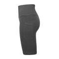 Anthracite - Side - TriDri - Cuissard de cyclisme - Femme