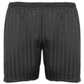 Noir - Front - Maddins - Short sport rayé - Enfant