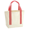 Beige pâle - Rouge - Front - Westford Mill - Tote bag EARTHAWARE