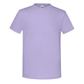 Lavande - Front - Fruit of the Loom - T-shirt ICONIC - Homme