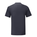 Bleu marine foncé - Back - Fruit of the Loom - T-shirt ICONIC - Homme