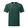 Vert forêt - Front - Fruit of the Loom - T-shirt ICONIC - Homme