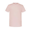 Rose pâle - Front - Fruit of the Loom - T-shirt ICONIC - Homme