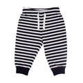 Bleu marine - Blanc - Front - Larkwood - Pantalon de détente - Bébé