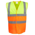 Jaune - Orange - Front - Yoko - Gilet haute visibilité - Adulte