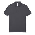 Gris foncé - Front - B&C - Polo - Homme