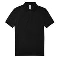 Noir - Front - B&C - Polo - Homme