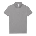 Gris chiné - Front - B&C - Polo MY - Femme