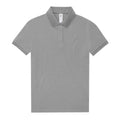 Gris chiné - Front - B&C - Polo MY - Femme