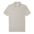 Gris clair chiné - Front - B&C - Polo MY - Homme