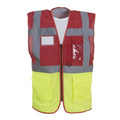 Rouge - Jaune - Front - Yoko - Gilet haute visibilité EXECUTIVE - Homme