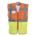 Orange - Jaune - Front - Yoko - Gilet haute visibilité EXECUTIVE - Homme