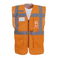 Orange - Front - Yoko - Gilet haute visibilité EXECUTIVE - Homme