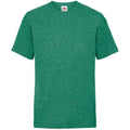 Vert chiné rétro - Front - Fruit of the Loom - T-shirt VALUEWEIGHT - Enfant