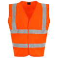 Orange fluo - Front - PRORTX - Gilet - Enfant