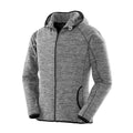 Gris - Noir - Front - Spiro - Sweat à capuche - Femme