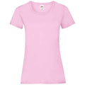 Rose clair - Front - Fruit of the Loom - T-shirt VALUEWEIGHT - Femme