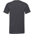 Gris foncé chiné - Back - Fruit of the Loom - T-shirt VALUEWEIGHT - Homme