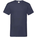 Bleu marine foncé - Front - Fruit of the Loom - T-shirt VALUEWEIGHT - Homme