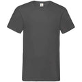 Graphite clair - Front - Fruit of the Loom - T-shirt VALUEWEIGHT - Homme