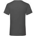 Graphite clair - Back - Fruit of the Loom - T-shirt VALUEWEIGHT - Homme